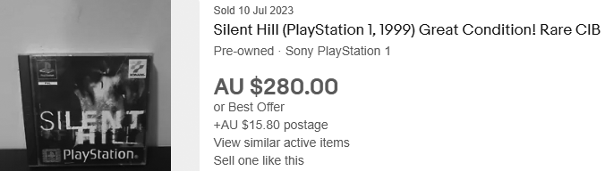 expensive PlayStation title sold on eBay